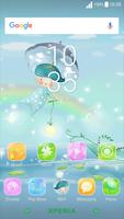 Leaves and Bubbles Xperia Theme اسکرین شاٹ 2