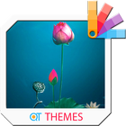 Lotus flower Xperia theme أيقونة