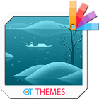 Winter Fishing Xperia Theme icône