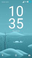 Winter Fishing Xperia Theme تصوير الشاشة 1