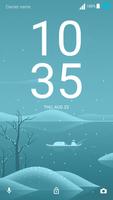 Winter Fishing Xperia Theme скриншот 1