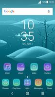 Winter Fishing Xperia Theme скриншот 2