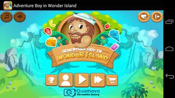 Adventure Boy in Wonder Island الملصق