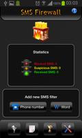 SMS Firewall Free - SMS filter پوسٹر