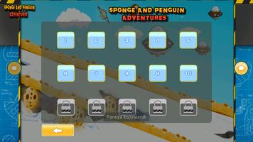Sponge and Penguin Ski-poster