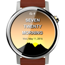Text Clock Android Wear APK