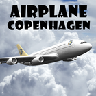 Airplane Copenhagen أيقونة