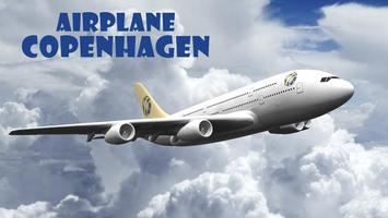 Airplane Copenhagen Affiche