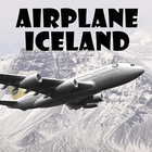 Airplane Iceland ikon