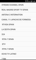 Spain TV channels تصوير الشاشة 1