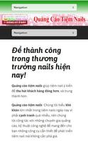 Quang Cao Tiem Nails Affiche