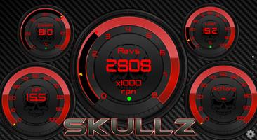 免费扭矩主题SkullZ OBD2 海报