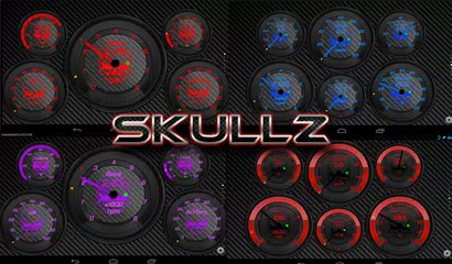 Free Torque Theme SkullZ OBD 2 APK download