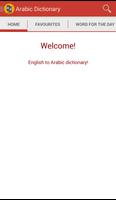 English to Arabic Dictionary Affiche