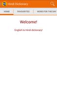 English to Hindi Dictionary पोस्टर