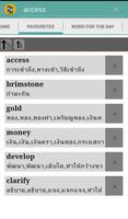 Thai Dictionary offline capture d'écran 2