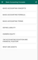 Basic Accounting Concepts ポスター