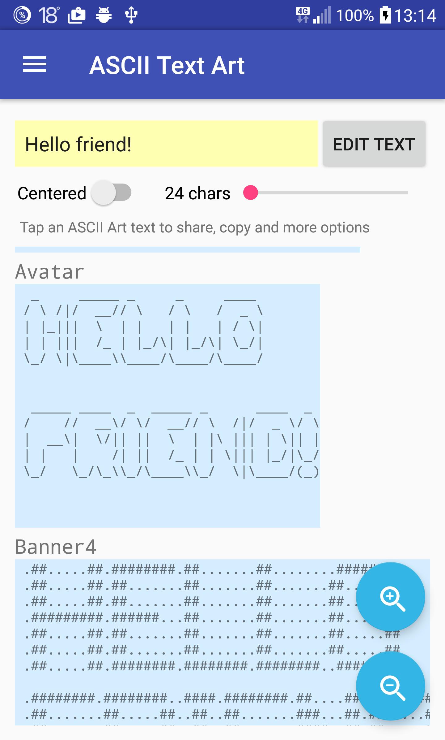 Лучшие Text to ASCII art -patorjk.com Альтернативы для Android.