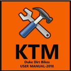 KTM Motocross Motorcycles Service Manuals icône