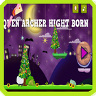 Archer holiday stickers أيقونة