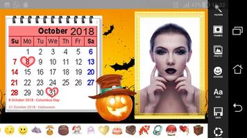 HD Calendar Photo Frames 2018 تصوير الشاشة 3