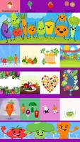 Vegetables Greeting Cards poster