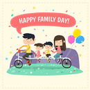 APK Family Day Greeting Cards