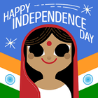 Independence Day Greeting Cards 15 Aug आइकन