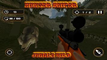 Hunter Sniper Jungle Wild 3D Best 2018 تصوير الشاشة 1