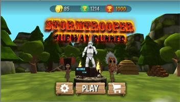 Stormtrooper Subway Runner Poster