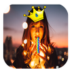Queen Snap Stickers Crown
