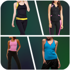 Fitness Girl Photo Suit icon