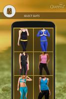 Fitness Girl Photo Suit Affiche