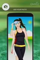 Fitness Girl Photo Suit captura de pantalla 1