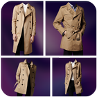 Man Trench Coat Photo Suit أيقونة