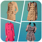 Woman Trench Coat Photo Suit आइकन