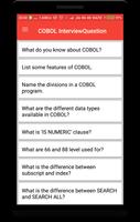 COBOL Interview Questions постер