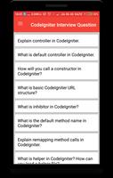 برنامه‌نما CodeIgniter Interview Question عکس از صفحه