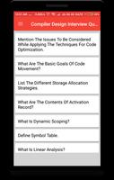 Compiler Design Interview Question Ekran Görüntüsü 1