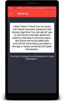 Call Center Interview Question ảnh chụp màn hình 7