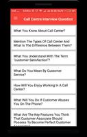 Call Center Interview Question poster