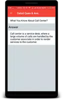 Call Center Interview Question ảnh chụp màn hình 2