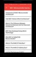 8051 Microcontroller Interview Question 海报