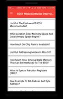 8051 Microcontroller Interview Question اسکرین شاٹ 1