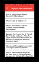 Amplitude Modulation Interview Question Ekran Görüntüsü 1