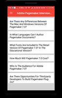 Adobe Pagemaker Interview Question captura de pantalla 1