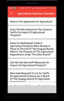 Agricultural Interview Question gönderen