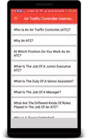 Air Traffic Controller Interview Question Plakat