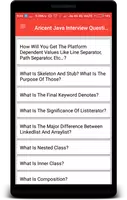 Aricent Java Interview Question Screenshot 1