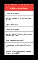 AWS Interview Question poster